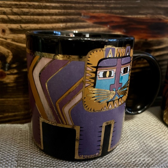 Vintage lion family Laurel Burch mugs - Picture 2 of 9